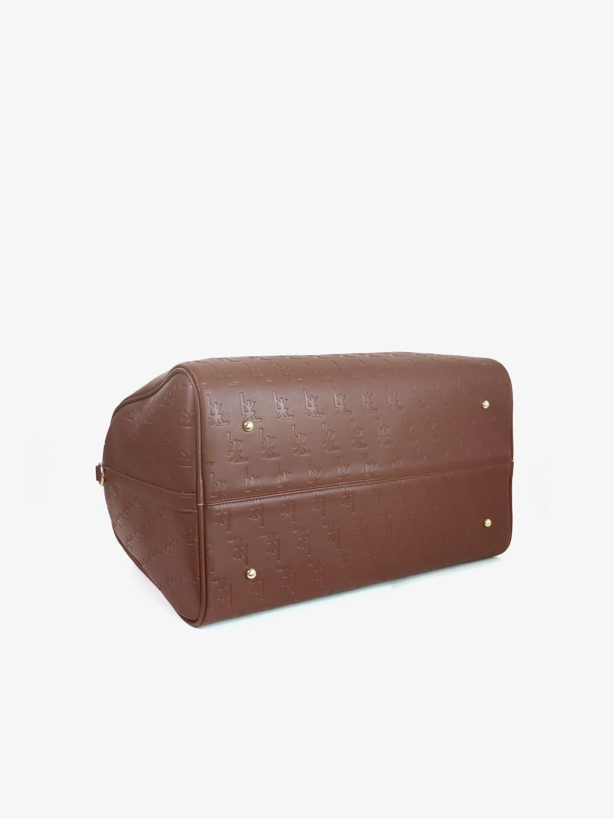 Medium/Large Duffle Lex Bag- Brown/Tan