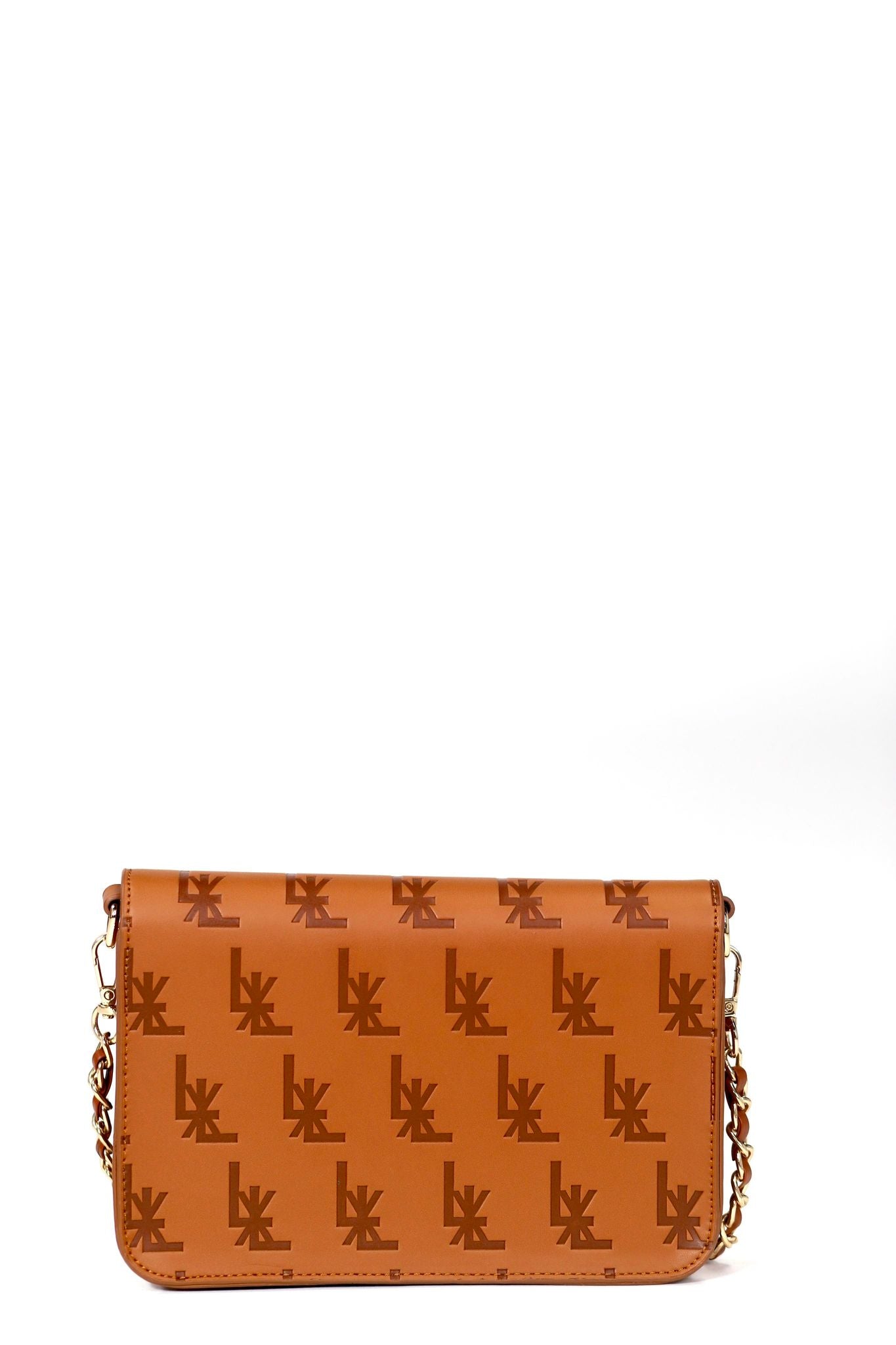 Two - Tone Crossbody Lex Bag - Brown