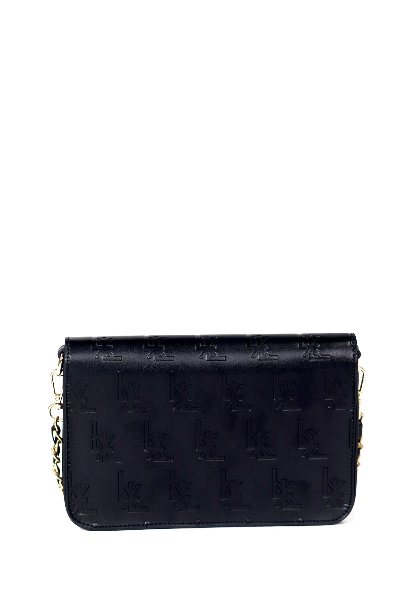 Two-Tone Crossbody Lex Bag - Black