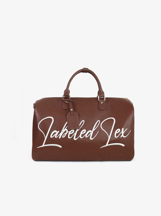 Medium/Large Duffle Lex Bag- Brown/Tan