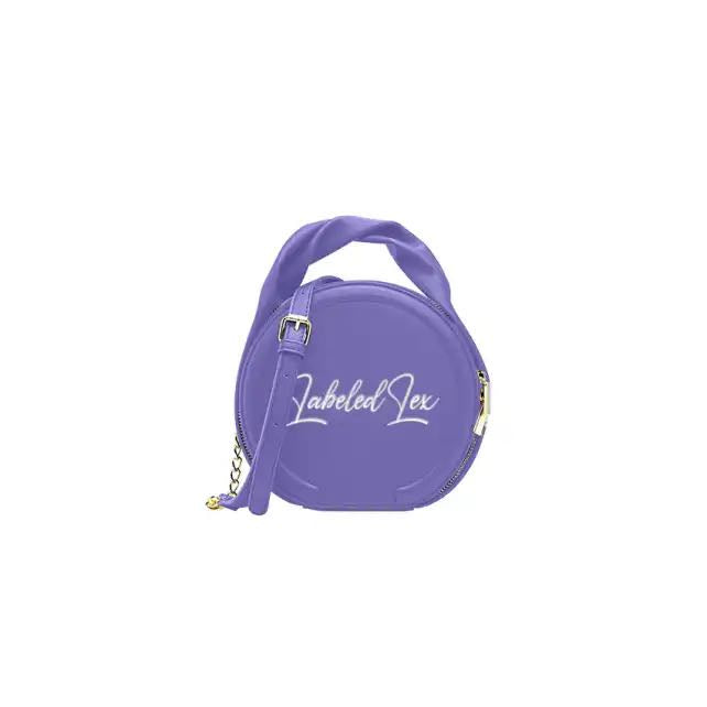 Circular Mini Lex Bag- Light Purple